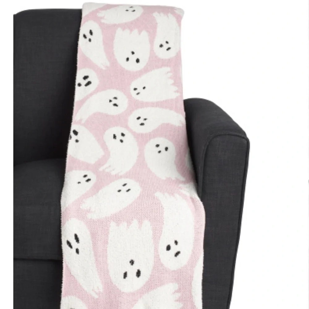 Handcrafted In India Boo Spooky Night Throw